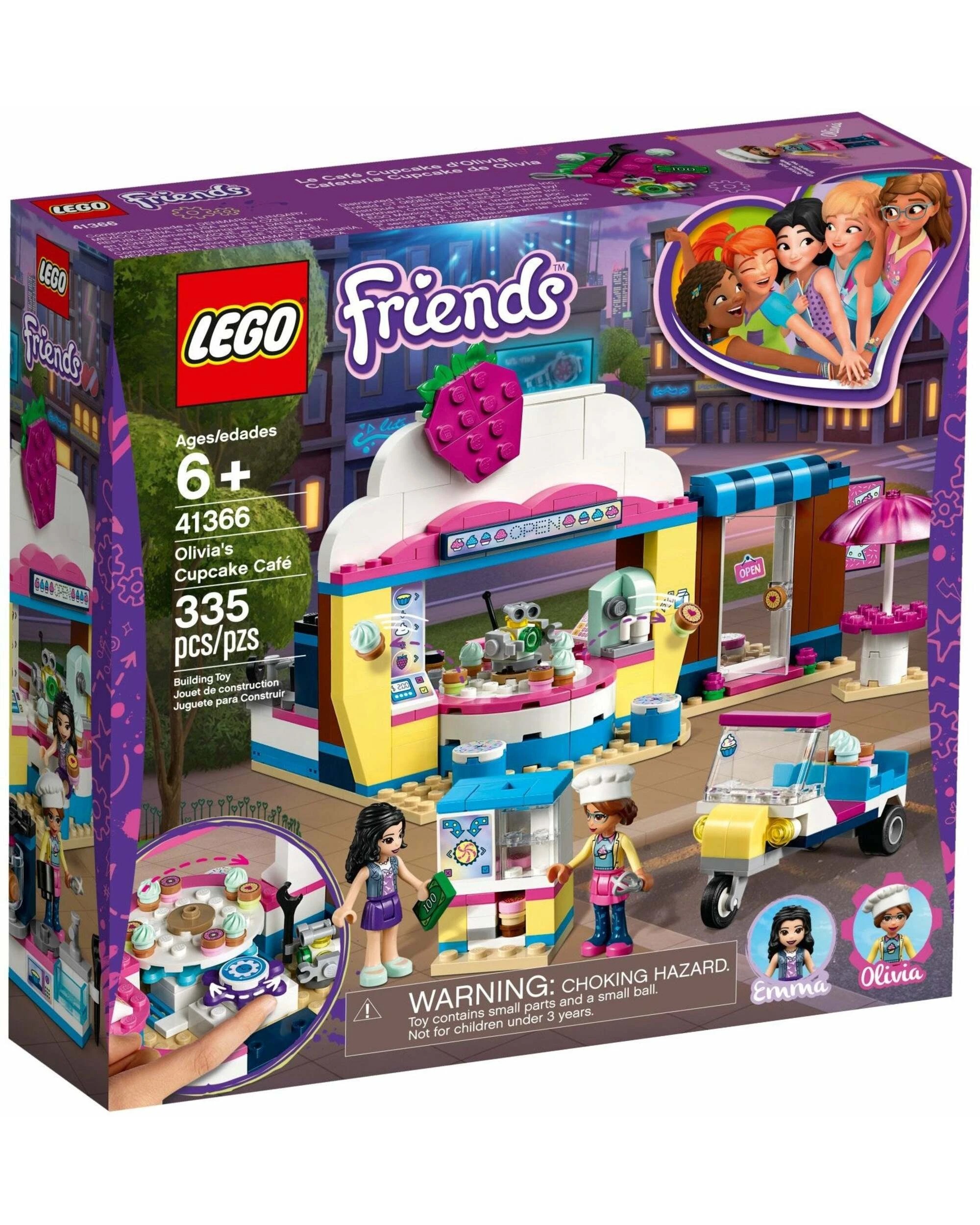 1 LEGO 41366 Olivia's Cupcake Cafe: Baking Fun with Emma & Robot Zobo, 1 of 5