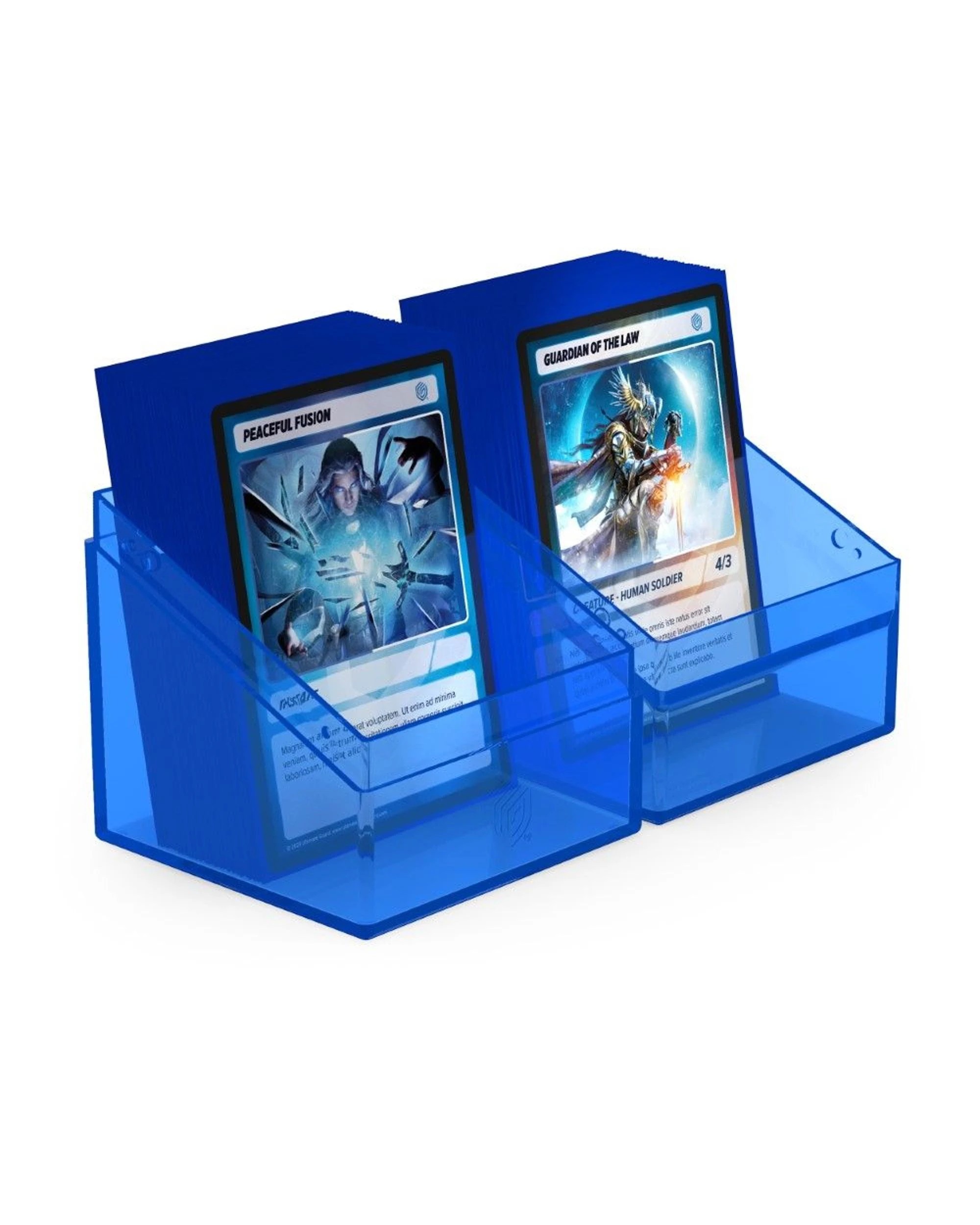 3 Ultimate Guard Boulder 100+ Clear Deck Case - Sapphire - Blue, 3 of 3