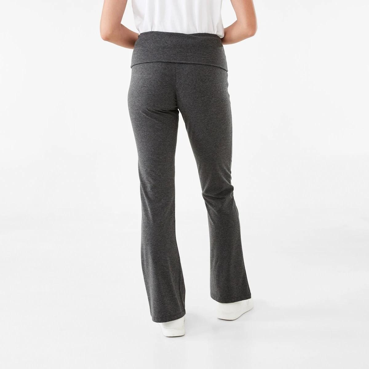 3 Fold Down Flare Pants CHARCOAL MARLE, 3 of 4