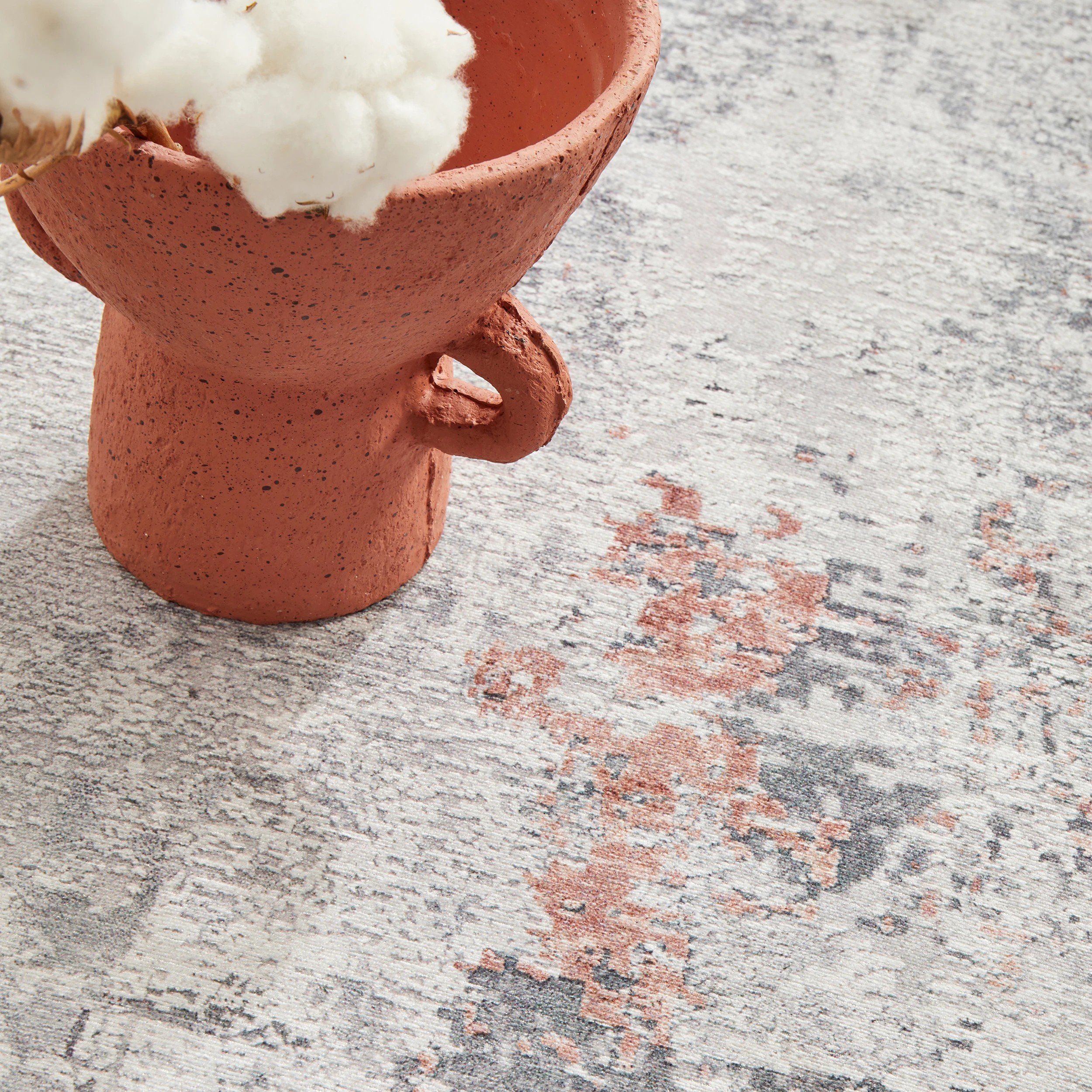 8 Common Ground Rugs Bazaar 156 200x80cm - Small Runner Rug - Silver, 8 of 8