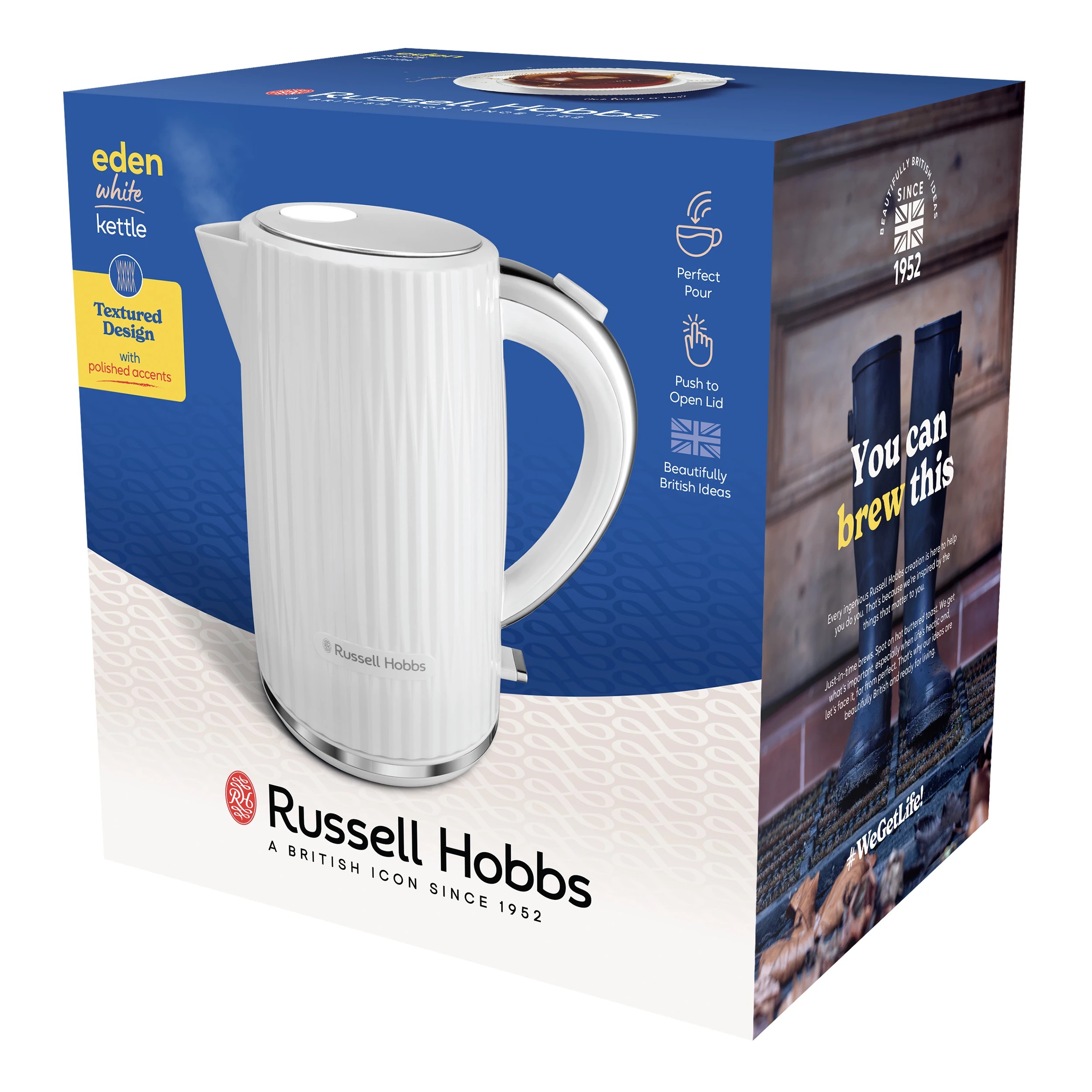 9 Russell Hobbs Eden Kettle White, 9 of 9