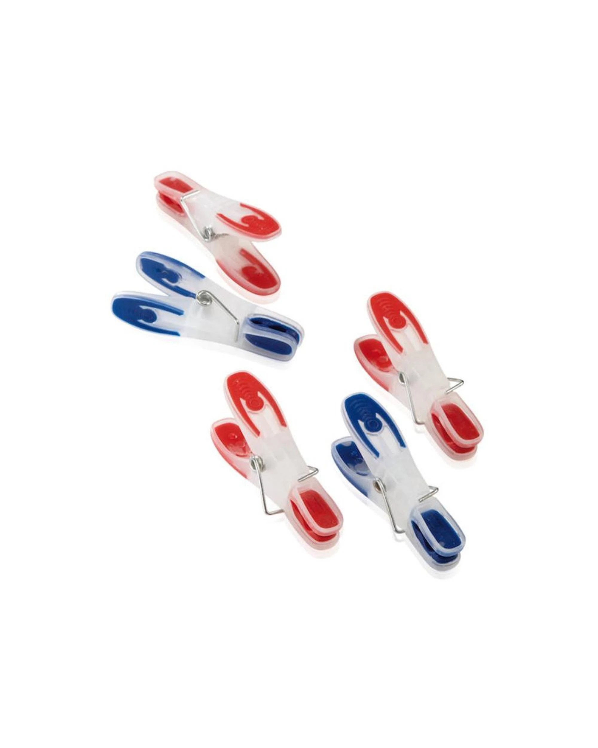 3 Leifheit Laundry Pegs 50 Piece  Soft Clipping Wide Handle Set Blue  Red  2 x 25pc, 3 of 4