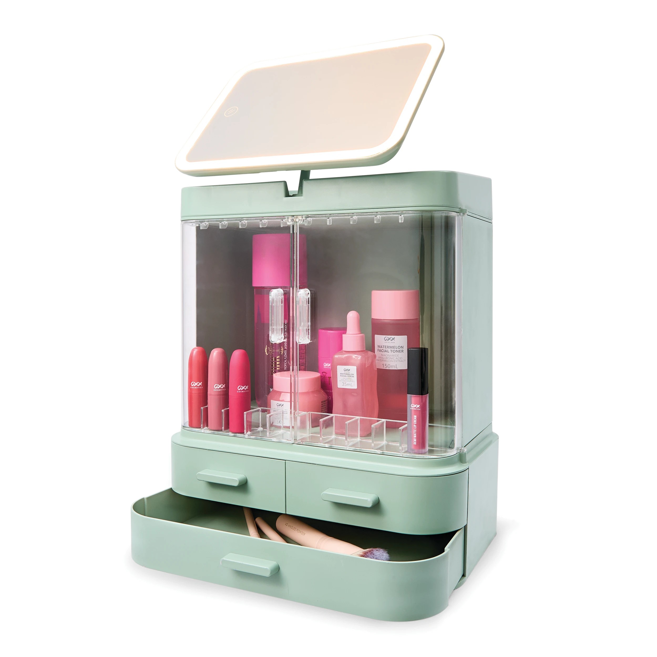 3 Cosmetic Organiser with Doors, 3 of 10