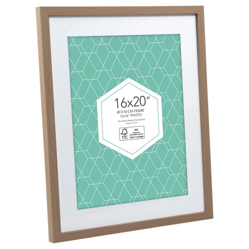 5 Promenade 16x20" Frame Oak, 5 of 5