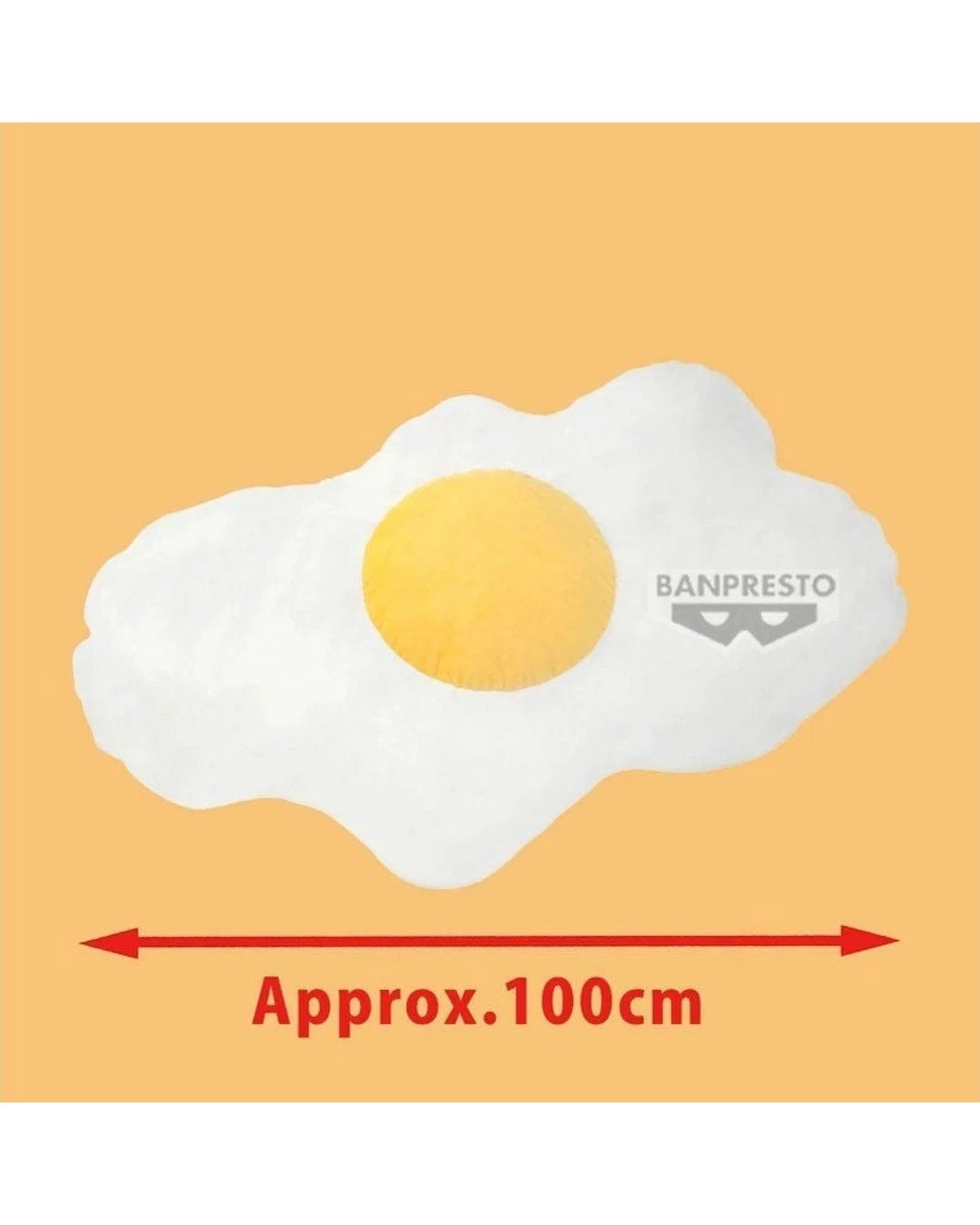 4 Banpresto Food Series Fried Egg Jumbo Plush, 4 of 6