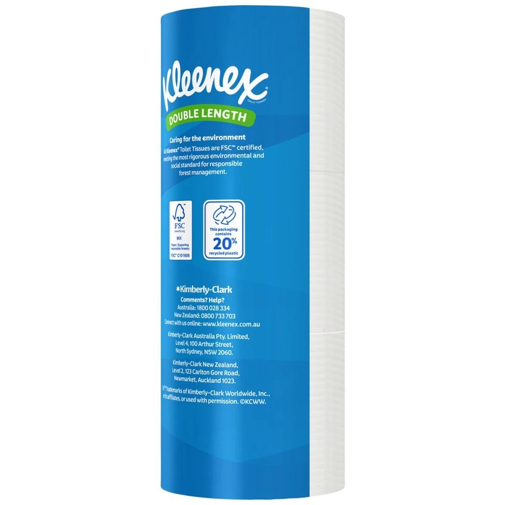 5 Kleenex Complete Clean Toilet Tissue Double Length 12 Pack, 5 of 5