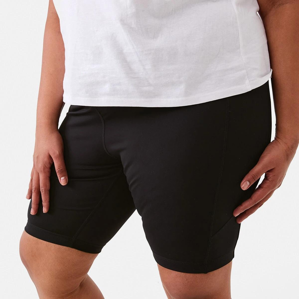 2 Curve Active Womens Shorts Black, 2 of 7