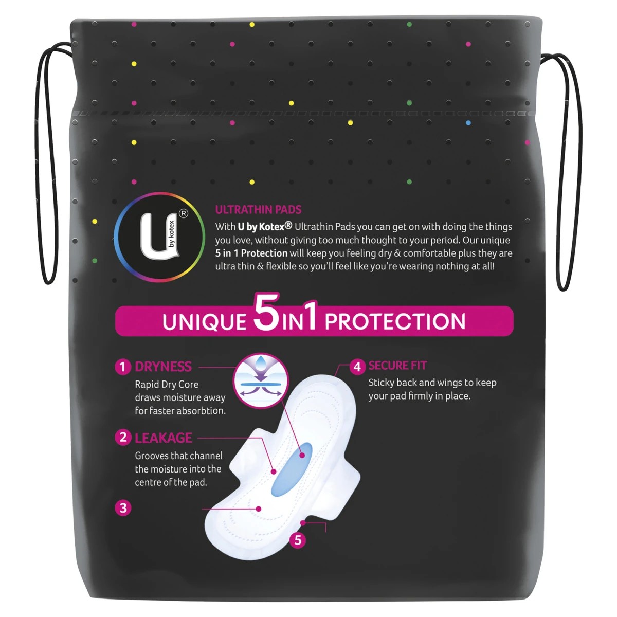 3 12 Pack U by Kotex Ultrathin Super Pads with Wings, 3 of 8