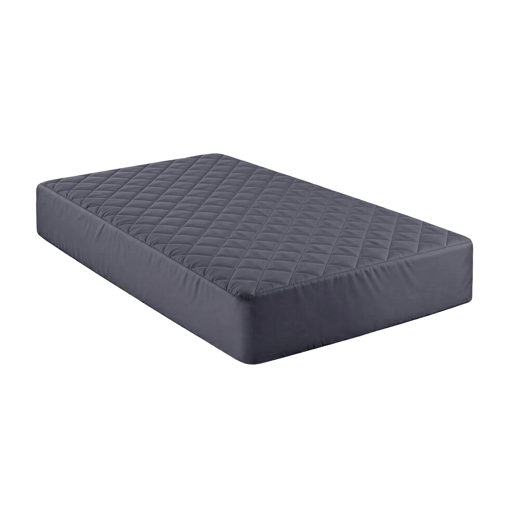1 Giselle Water-Resistant Mattress Protector Microfiber 35cm 360° Fit - Single Bed - Grey, 1 of 3