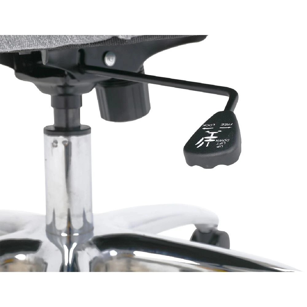 9 J.Burrows Stanton Fabric Chair Grey Ergonomic Chairs and Desk Chairs, 9 of 10