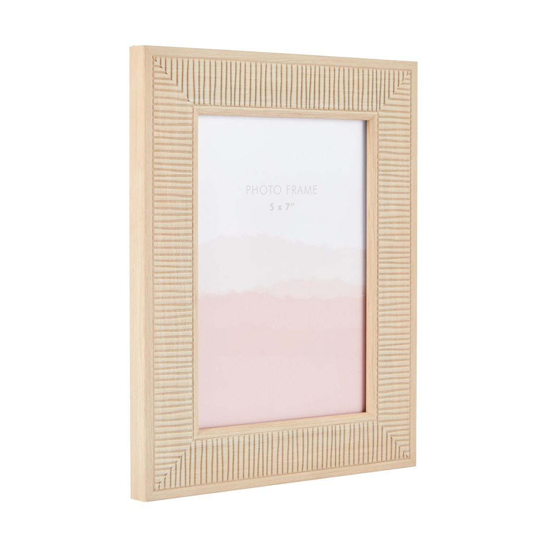 2 Ribbed Frame 5in. x 7in. - Oak Look, 2 of 4