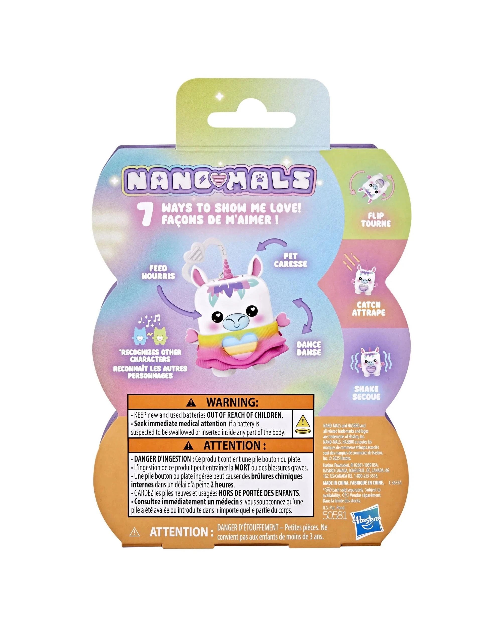 4 Hasbro Nano-Mals Meadowmist the Unicorn Electronic Fidget Pet, 4 of 6