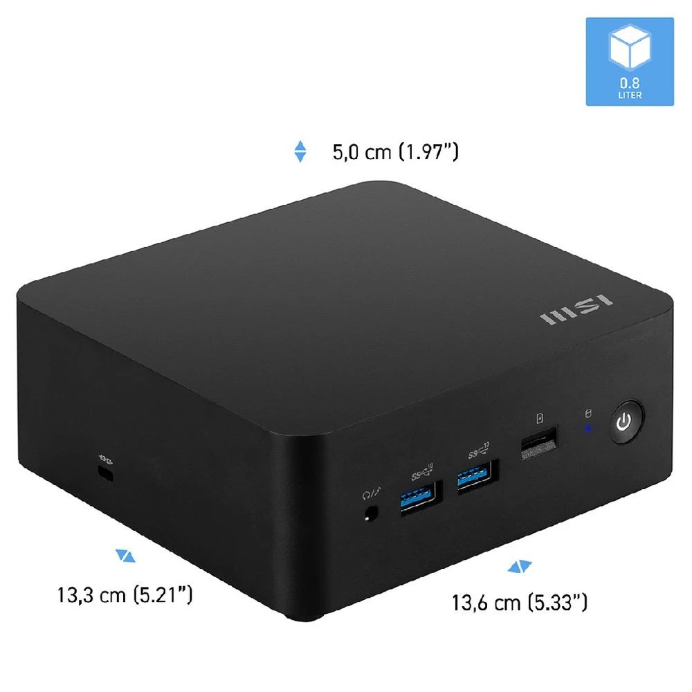5 MSI Cubi NUC 1M Mini PC Core 7 150U/32GB/1TB/W11Pro, 5 of 9