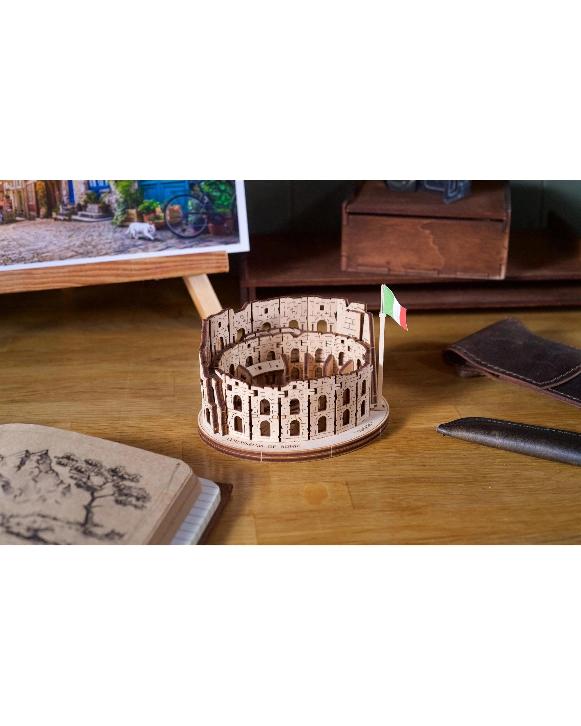 7 UGears Rome Colosseum Model Kit, 7 of 7