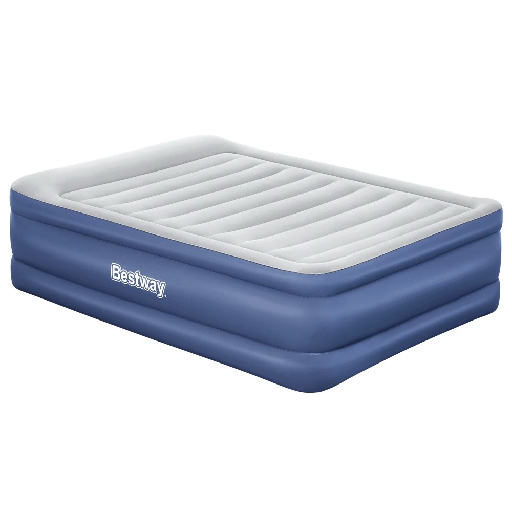 1 Bestway Air Mattress Queen Inflatable Bed 61cm Airbed - Queen Bed - Blue, 1 of 7