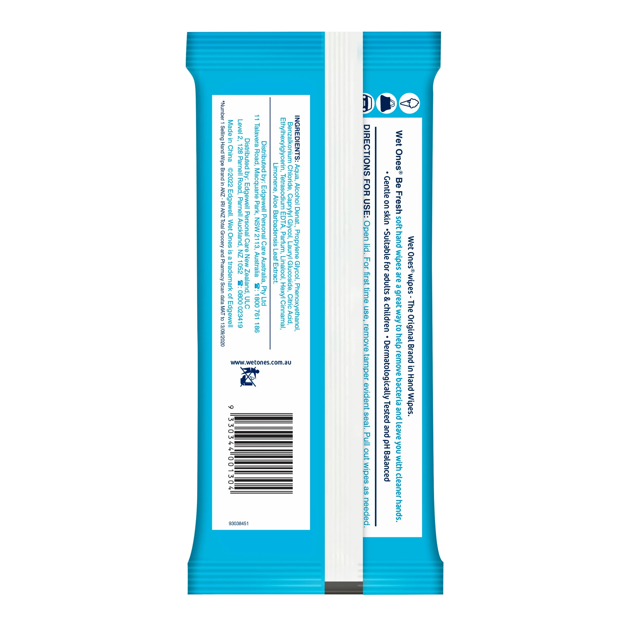 2 Wet Ones 40 Pack Be Fresh Wipes, 2 of 2
