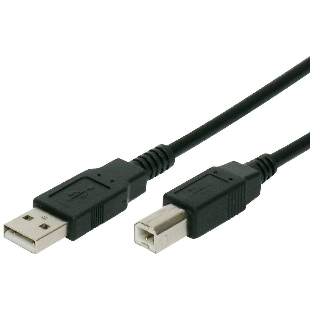 1 Comsol USB 2.0 A-B Printer Cable 2m Black, 1 of 1