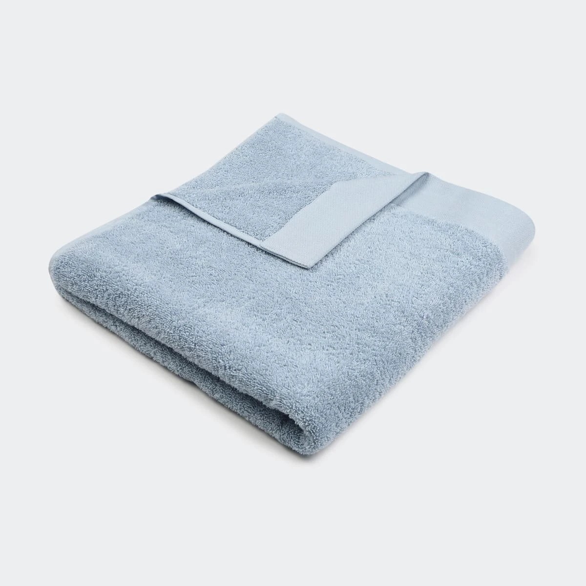 1 Malmo Cotton Bath Sheet - Blue, 1 of 5