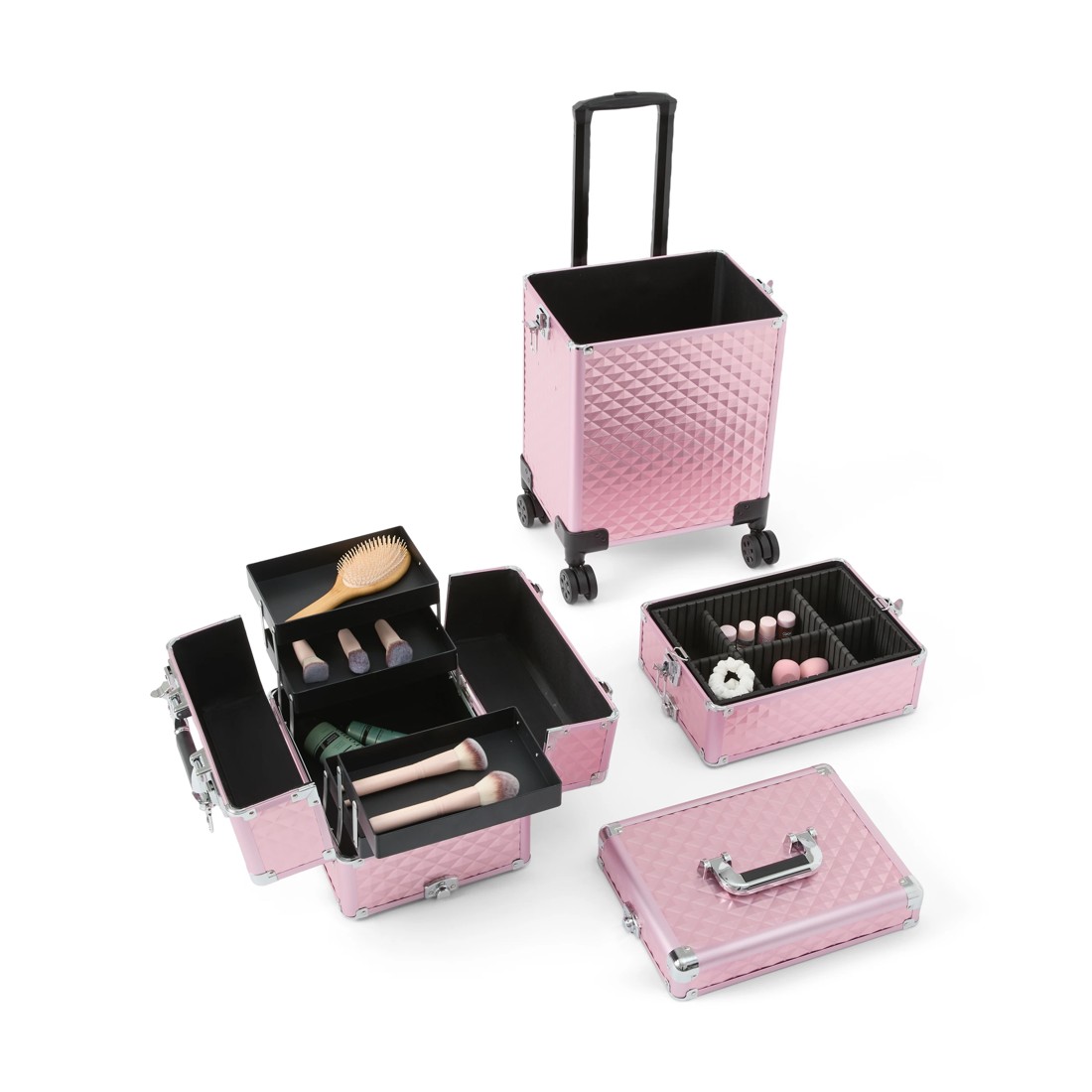 7 OXX Cosmetics 3-in-1 Beauty Case with Wheels, 7 of 10