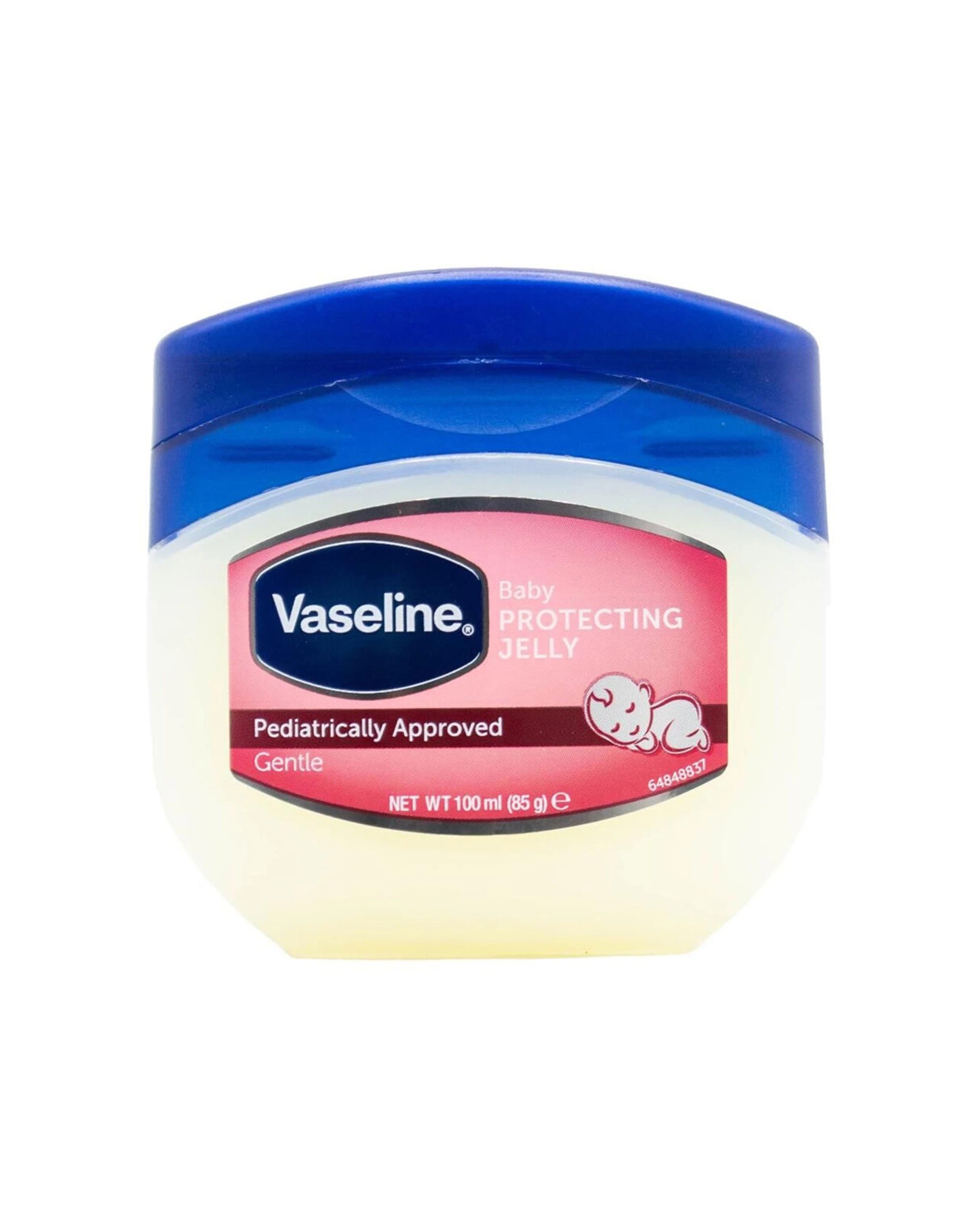 2 Vaseline 4pk Protecting Petroleum Jelly Baby Gentle Skin Moisturiser 100ml - Blue, 2 of 3