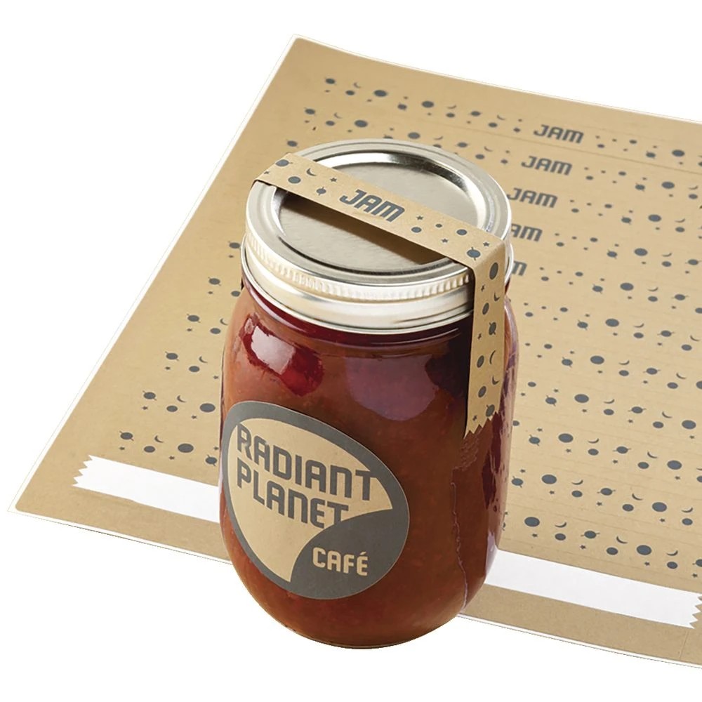 5 Avery 12UP Inkjet Laser Wraparound Label Kraft 15 Sheets, 5 of 6