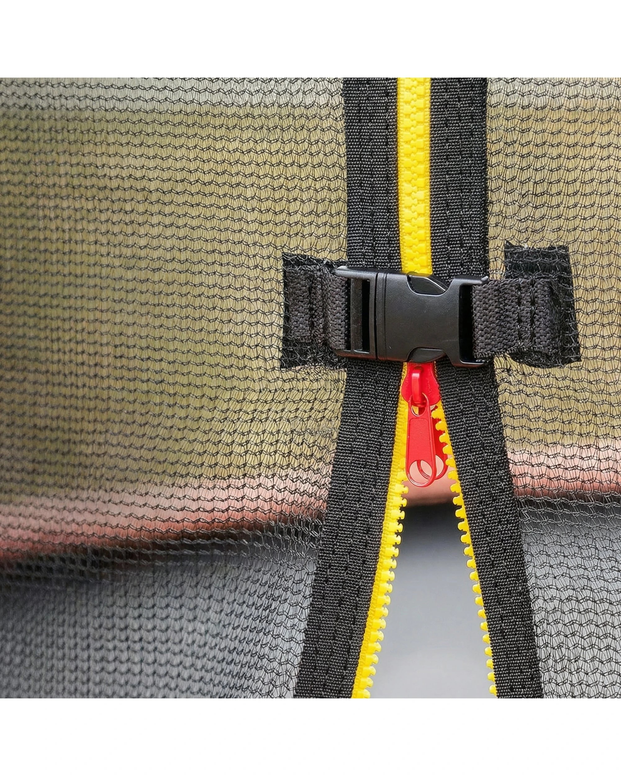 5 Kahuna 14ft Trampoline with Basketball Set and Roof in Green, 5 of 7