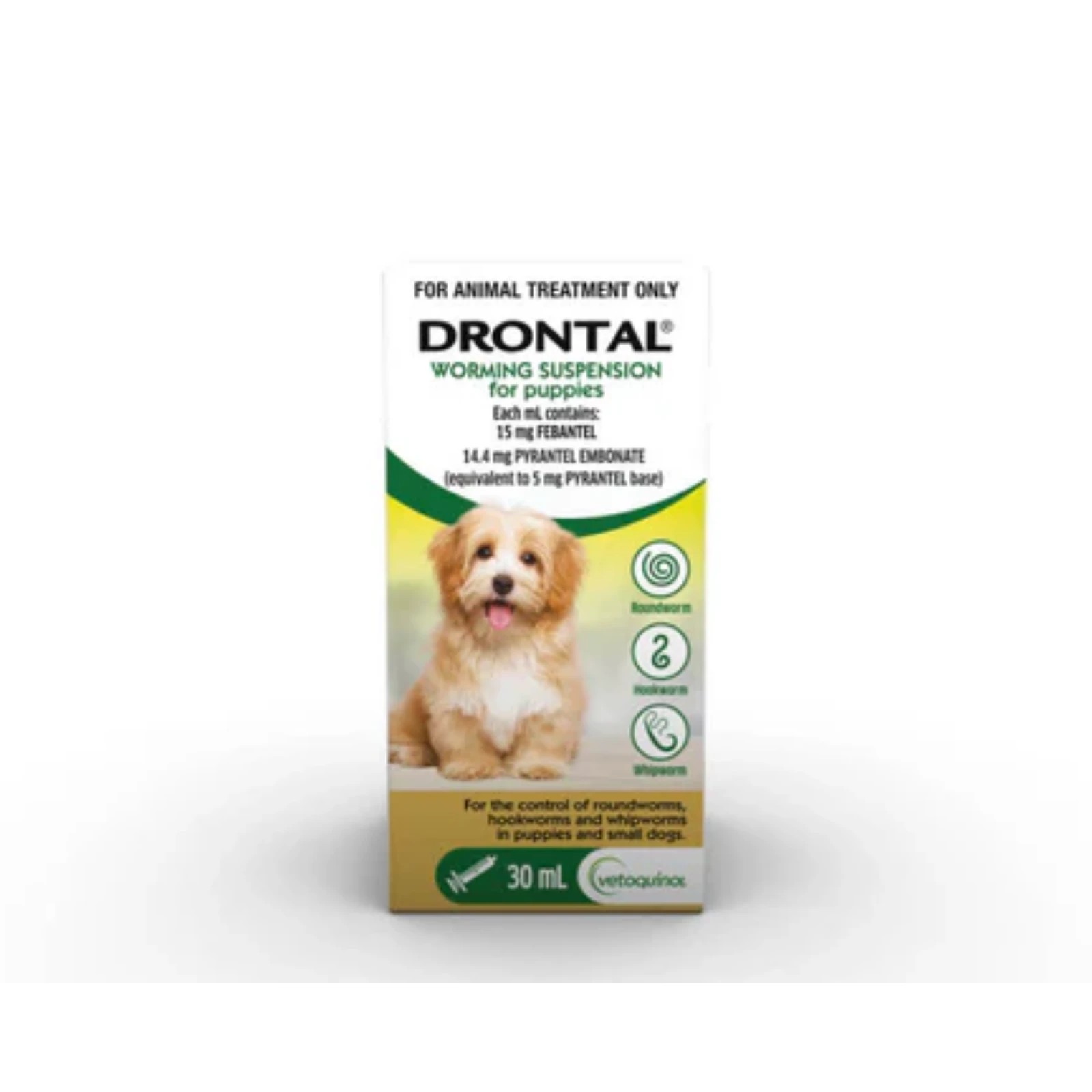 1 Drontal Worming Puppies 30ml Bottle, 1 of 2