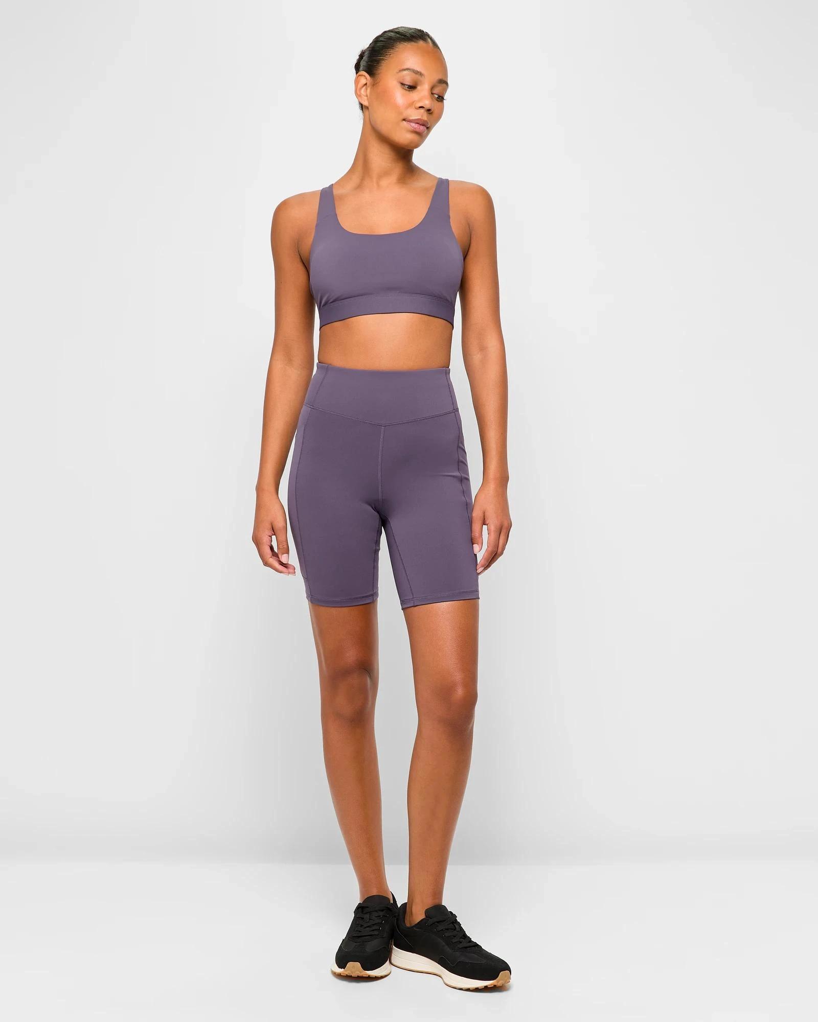 2 Target Active Infinity Sculpt High Rise Bike Shorts DUSTY VIOLET, 2 of 5