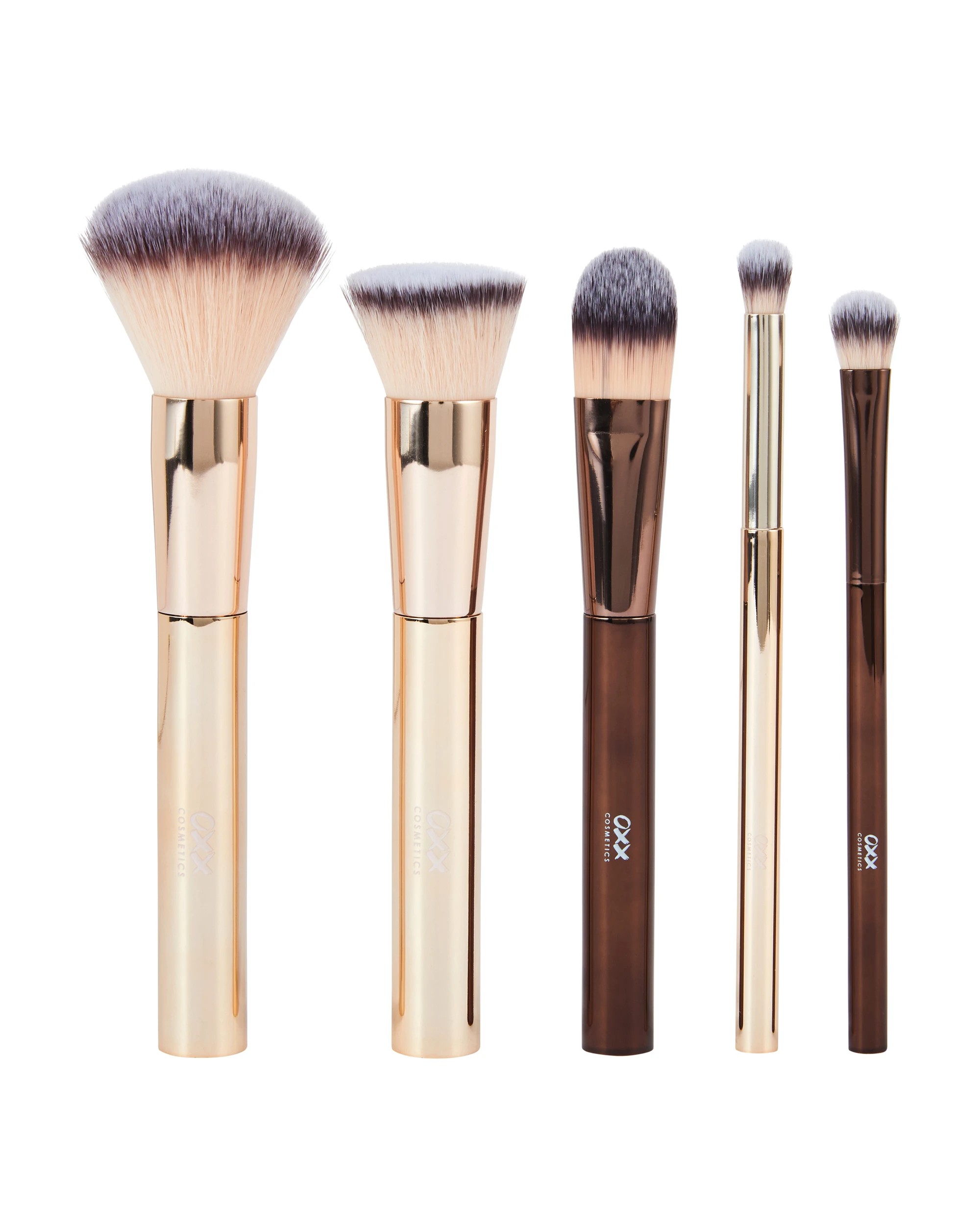 2 OXX Cosmetics 5 Piece Face and Eye Brush Set, 2 of 4