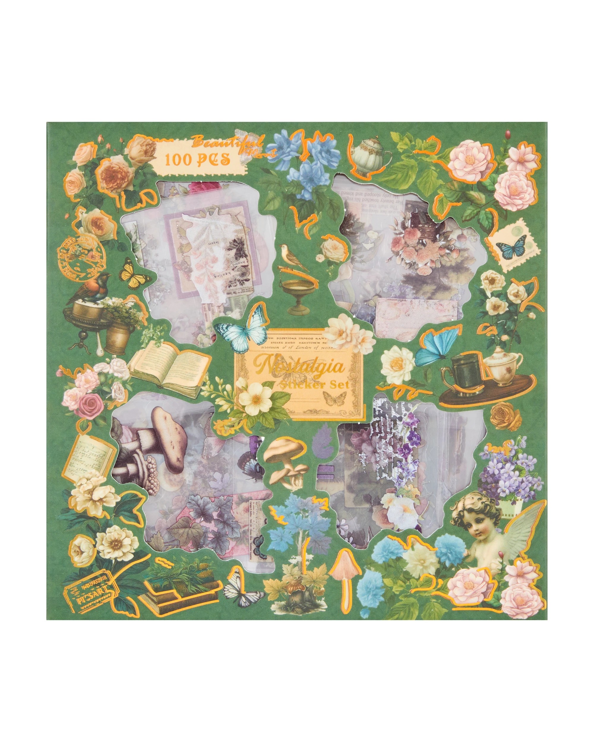 1 100 Pack Deco Sticker Set, 1 of 4