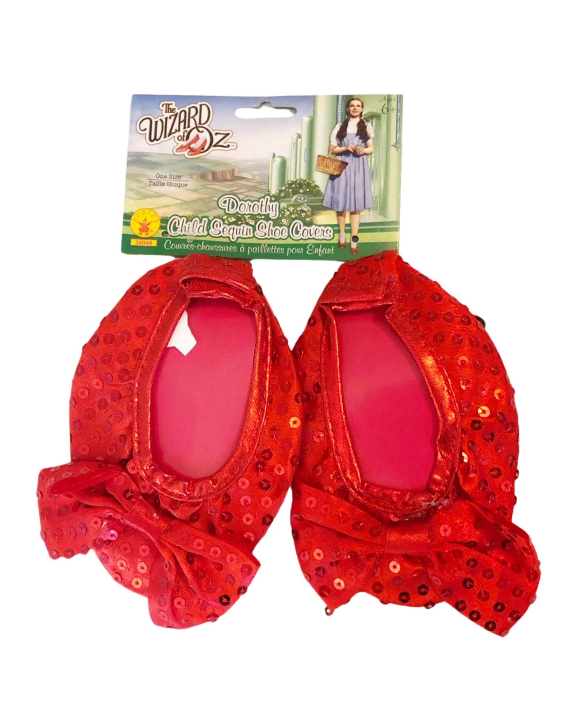 1 Rubies The Wizard of Oz Dorothy Ruby Slippers Child Shoe Covers One Size - One Size - Red, 1 of 1