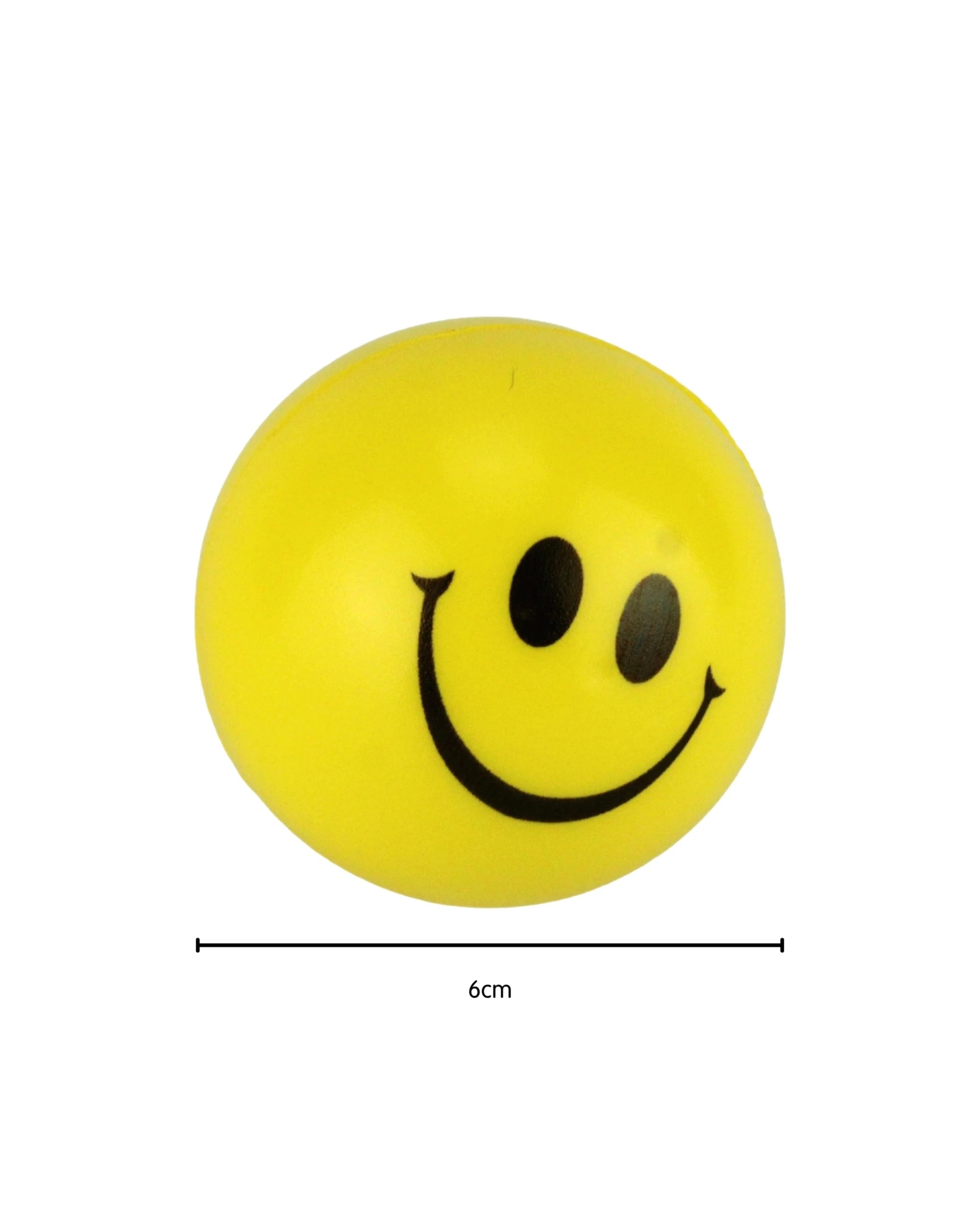 2 Partyrama 6Pcs Emoji Smile Face Stress Balls, 2 of 3