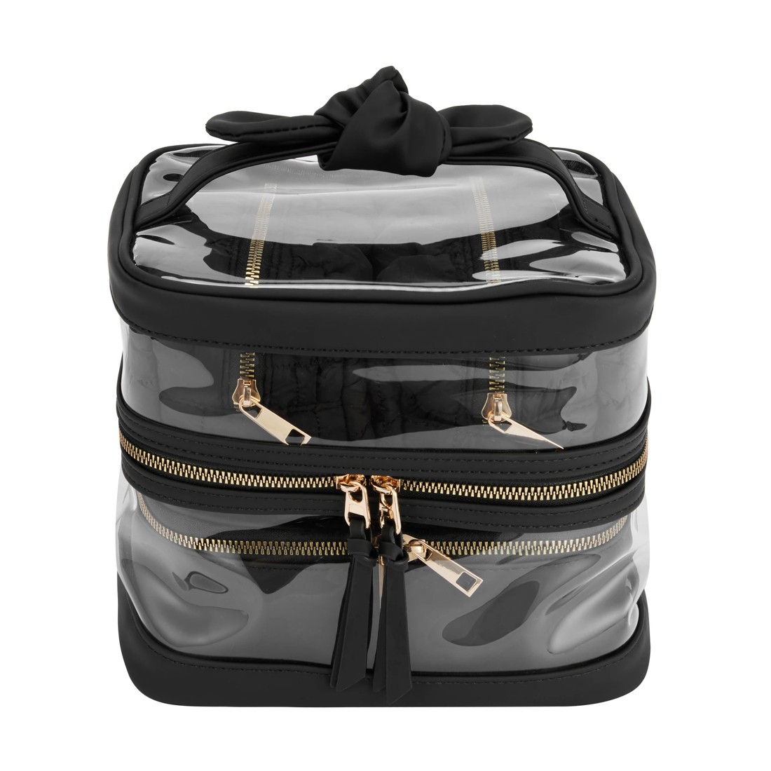 1 OXX Cosmetics 4 Piece Makeup Bag Set - Black, 1 of 7