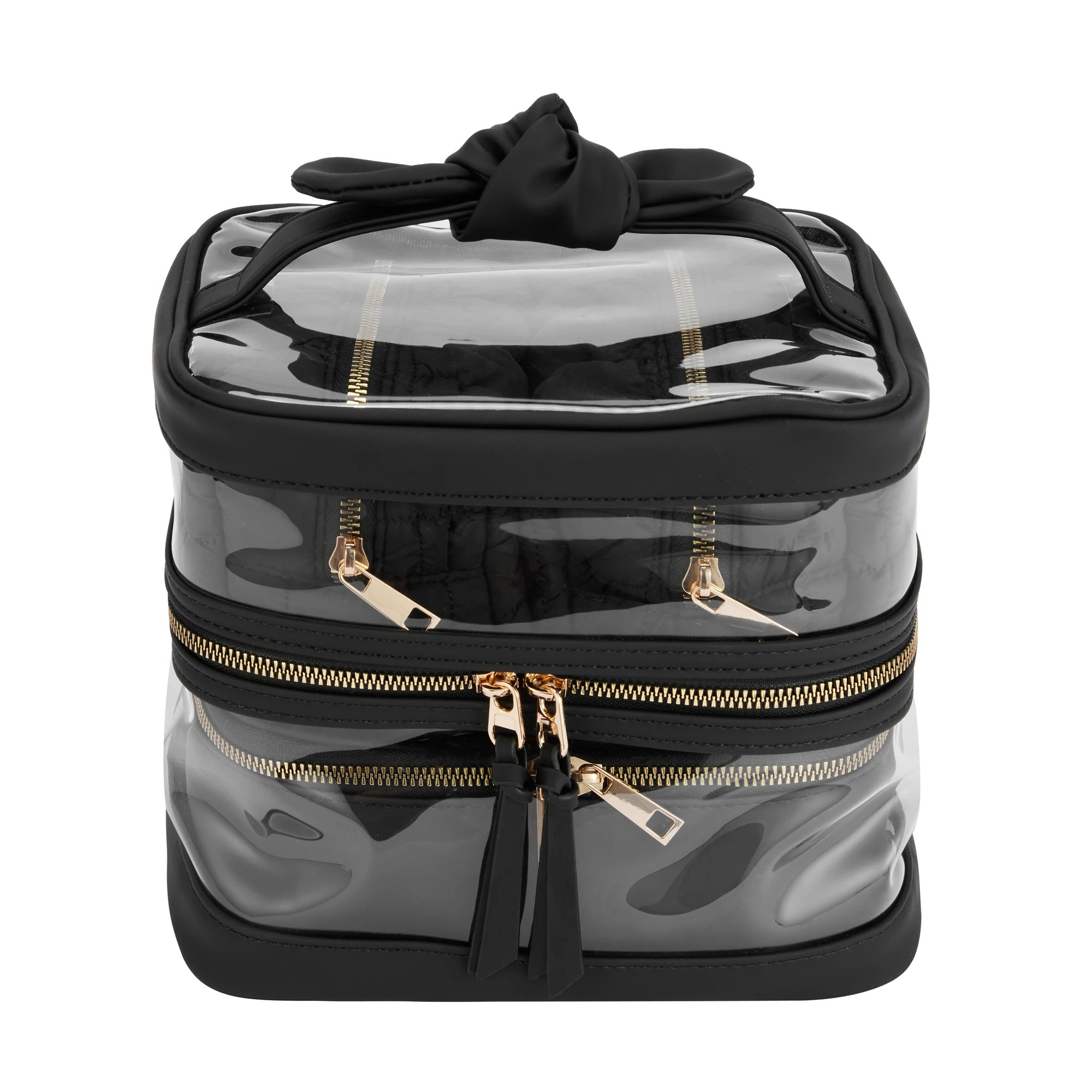 1 OXX Cosmetics 4 Piece Makeup Bag Set - Black, 1 of 7