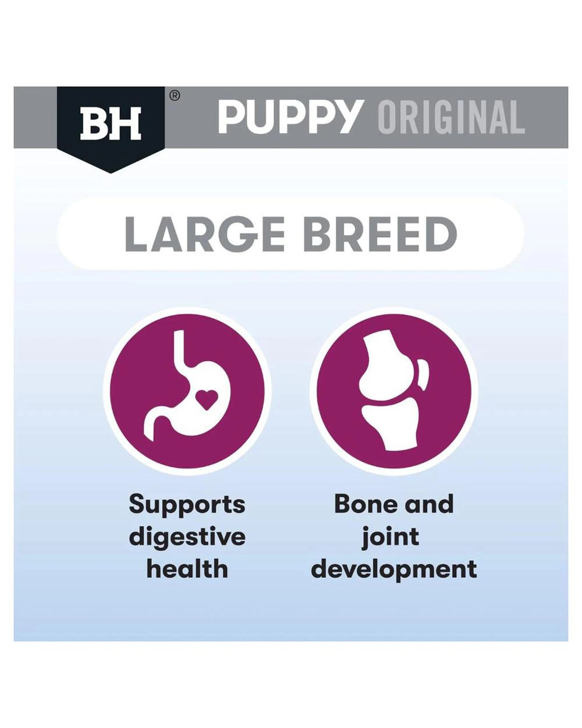 6 Black Hawk Puppy Large Breed Original Dry Dog Food Lamb & Rice 3kg, 6 of 9