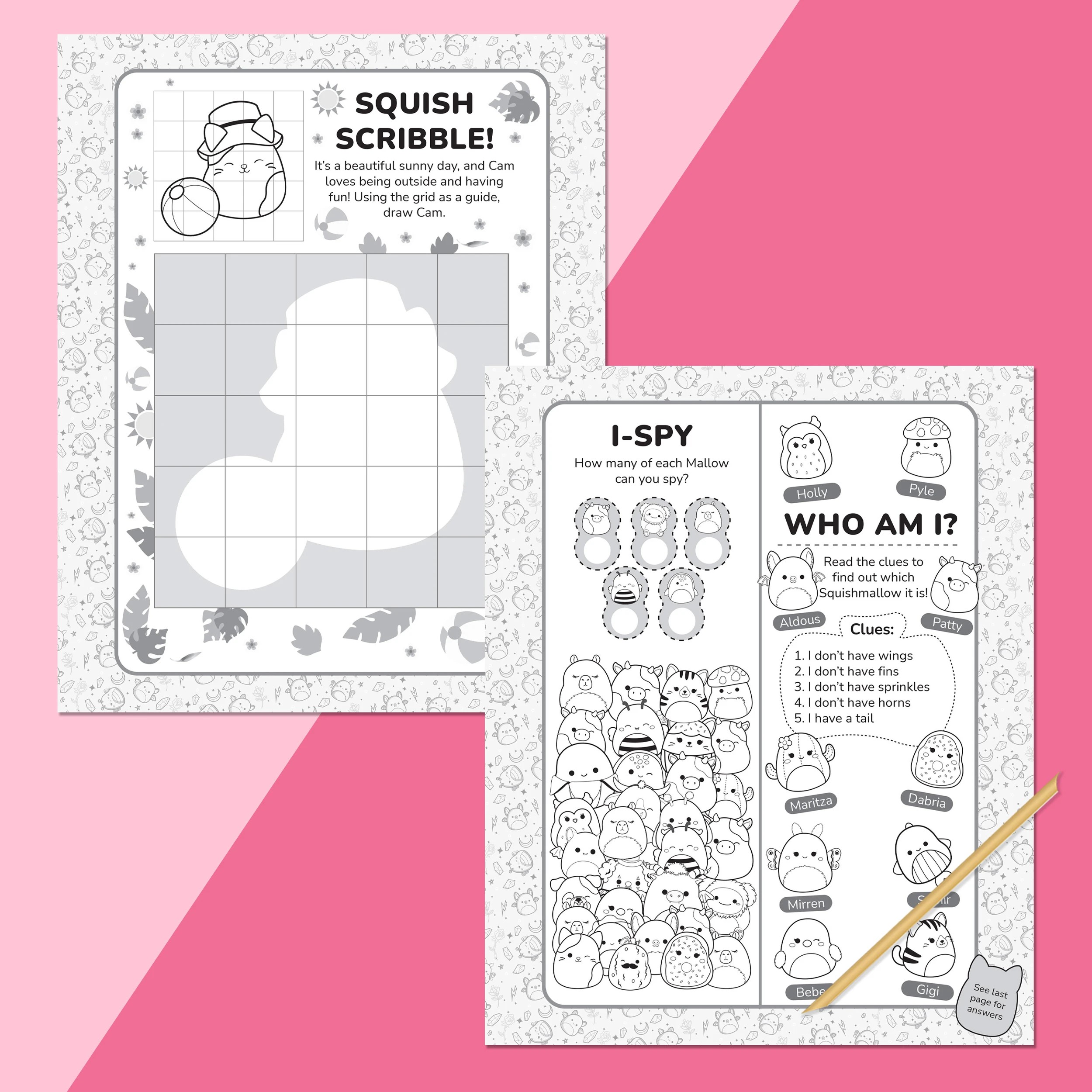 4 Original Squishmallows Etch Art Creations - Book, 4 of 5