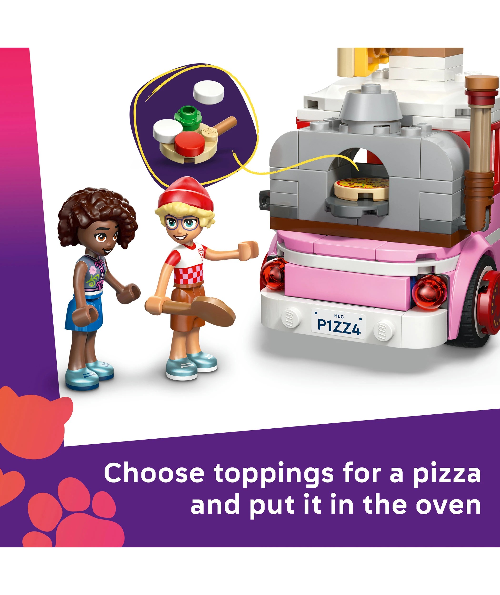 4 LEGO Friends Pizza Truck 42694, 4 of 9