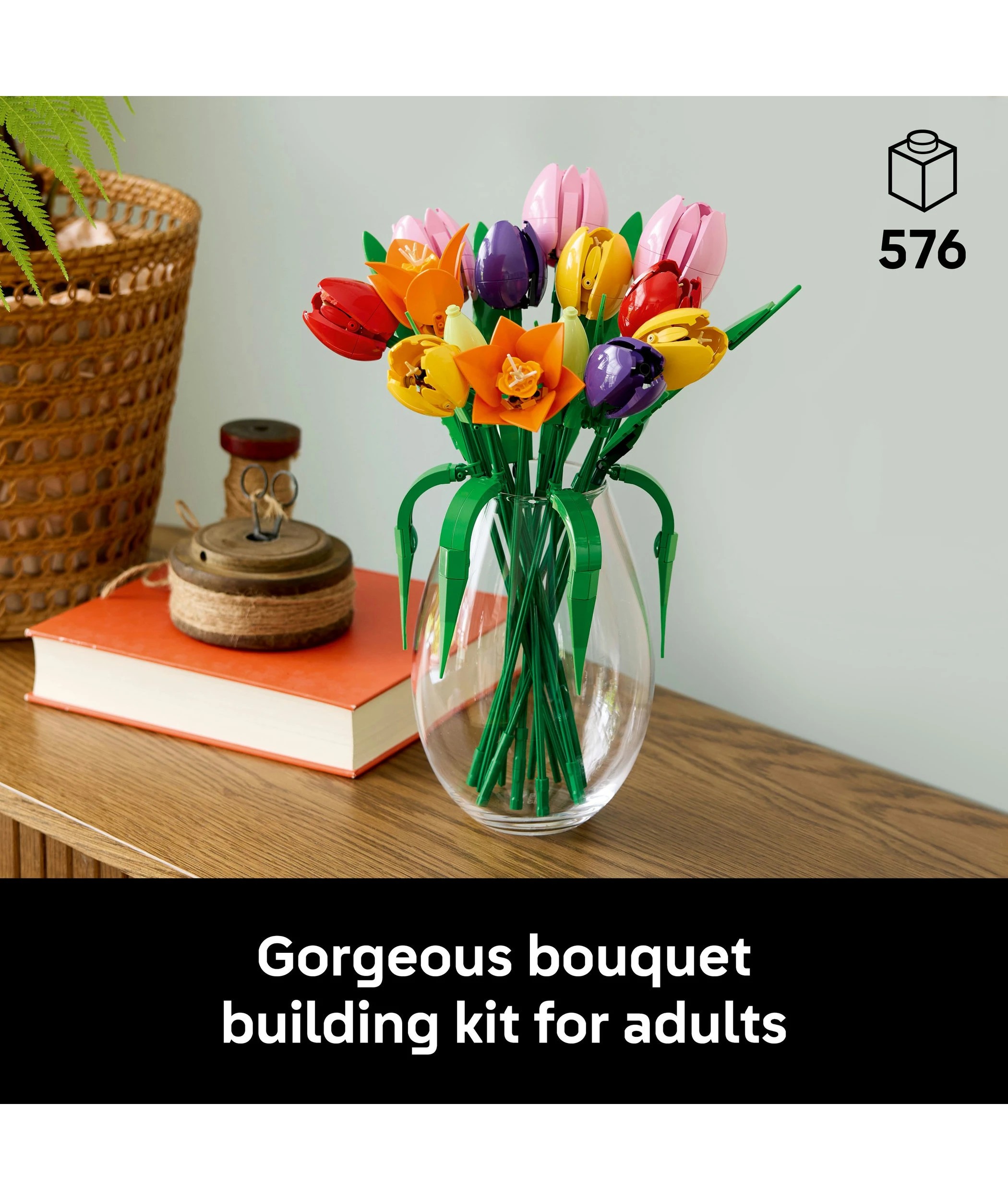 3 LEGO Botanicals Tulip Bouquet 11501, 3 of 10