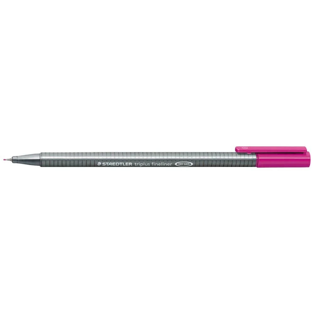 1 Staedtler Triplus 0.3mm Fineliner Red Violet, 1 of 6