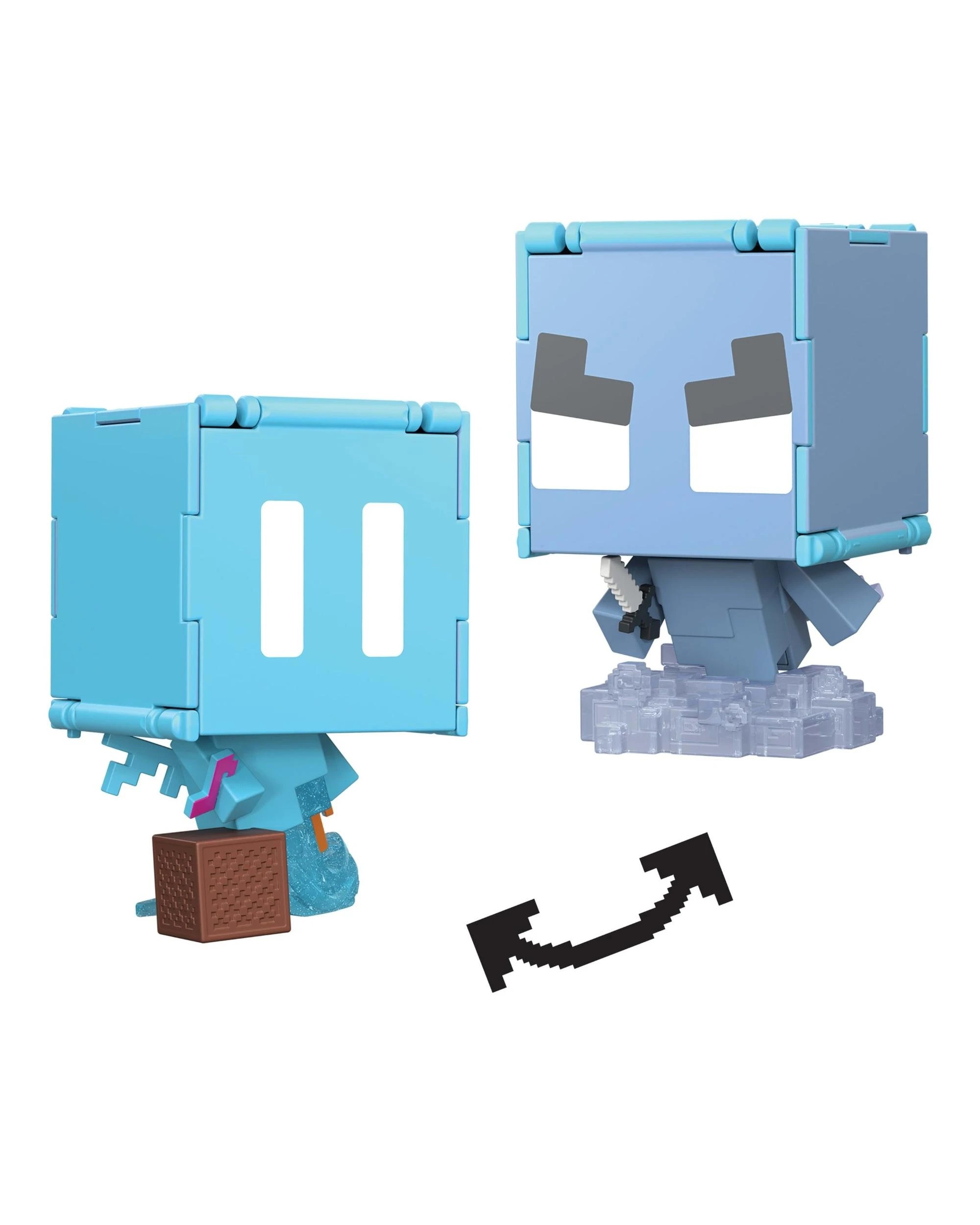 4 Minecraft Flippin' Figs Magic Mobs Action Figure, 4 of 8