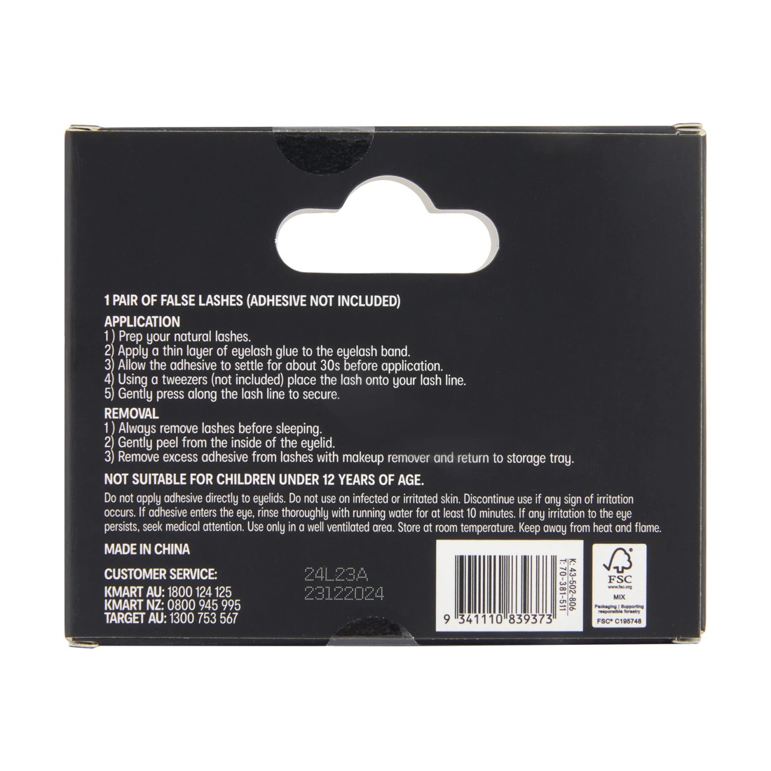 6 OXX Cosmetics Natural False Lashes - No. 614, 6 of 6