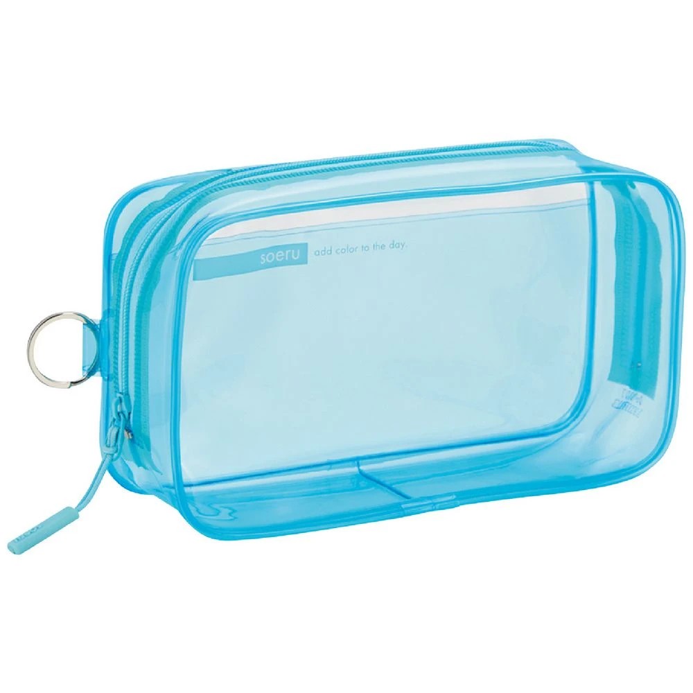 1 Soeru Box Pen Case Clear Ice Blue, 1 of 2