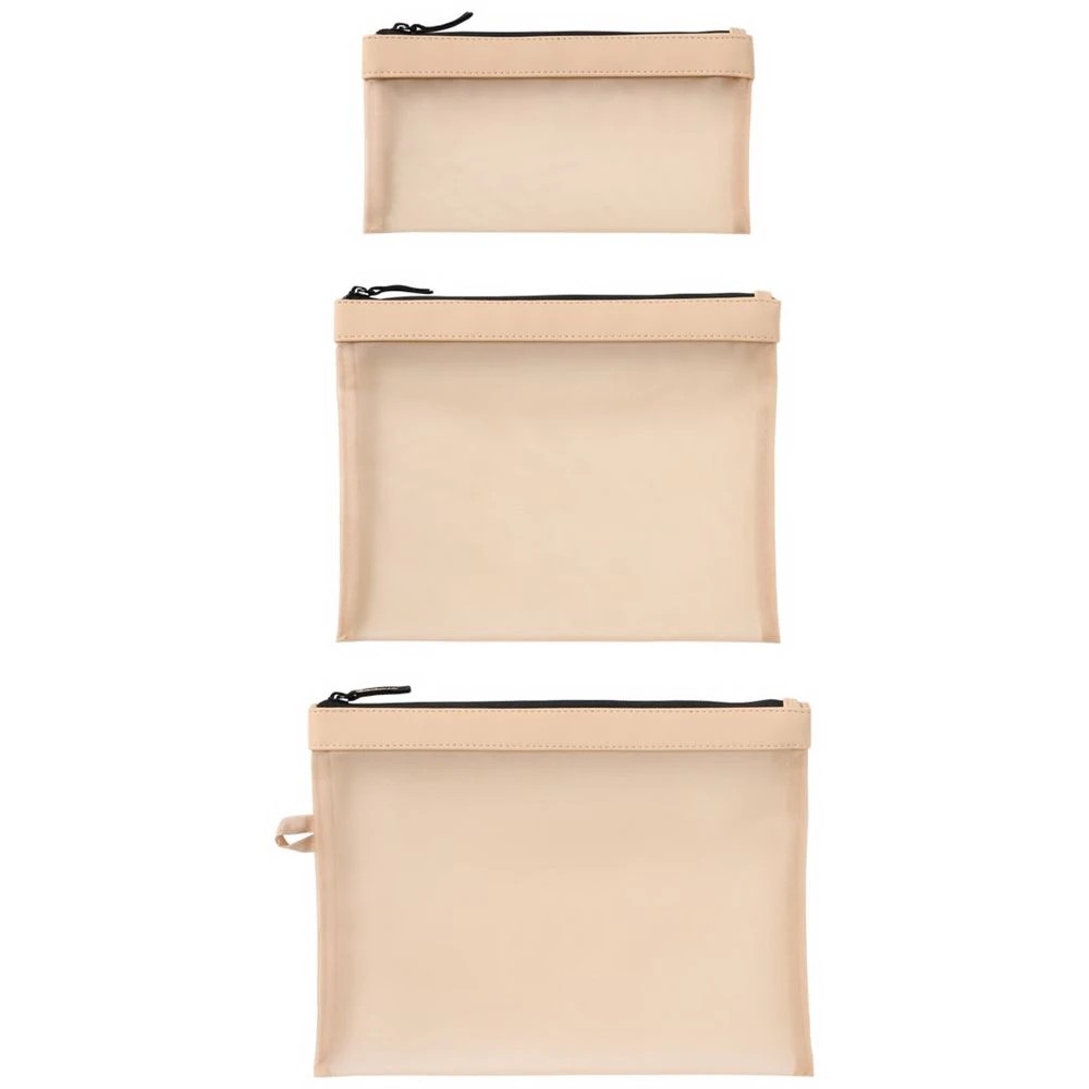 2 Otto Mesh Pouches Tan 3 Pack, 2 of 4