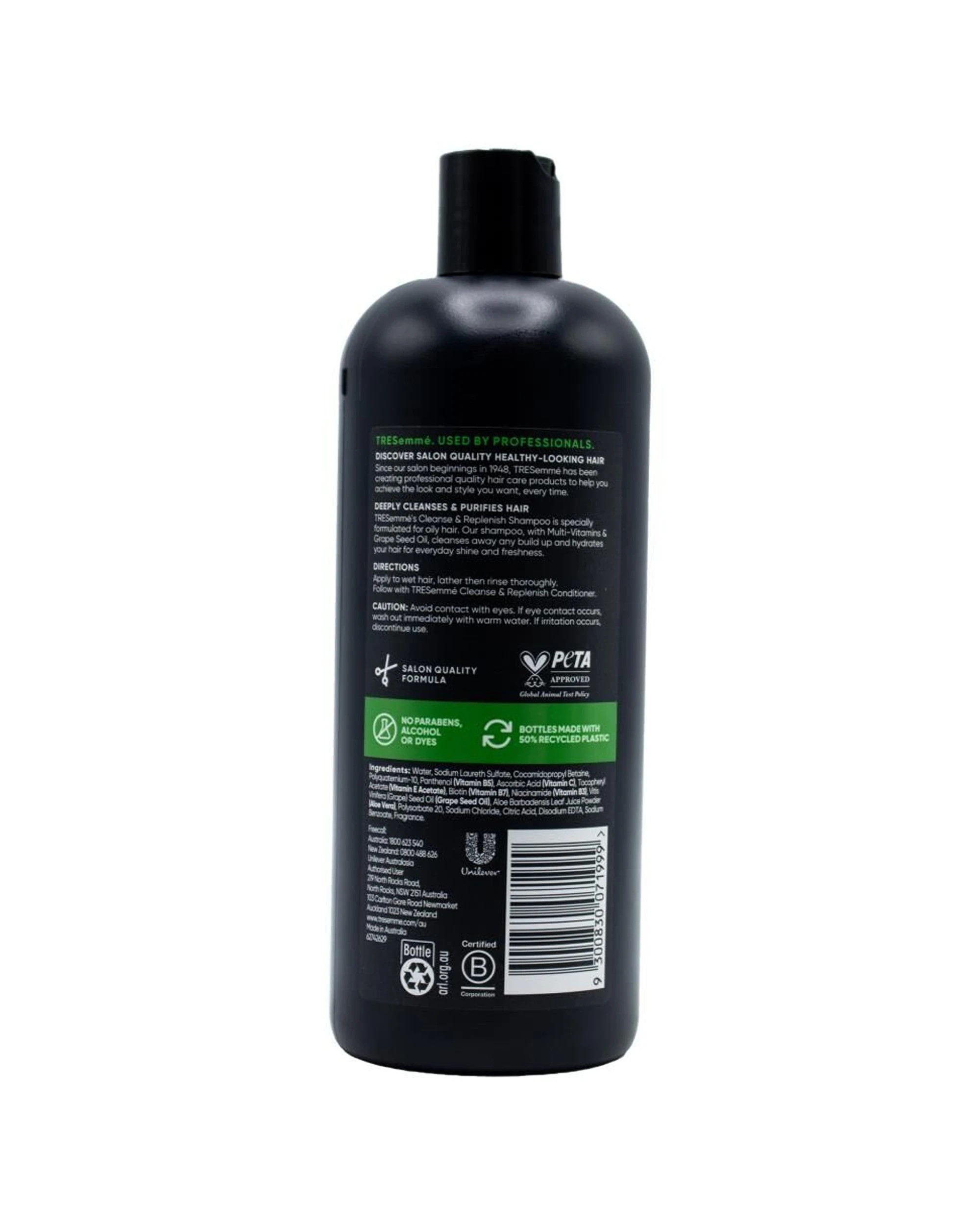 3 TRESemme 4PK Cleanse Replenish Shampoo 750ml Vitamins Grape Seed Oil Hair Care - Multi, 3 of 3