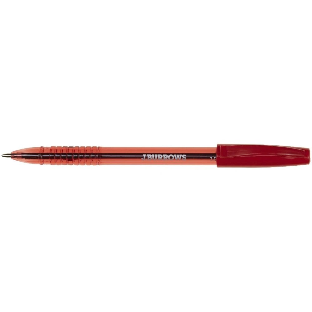 2 J.Burrows Ballpoint Pens Red 12 Pack, 2 of 3