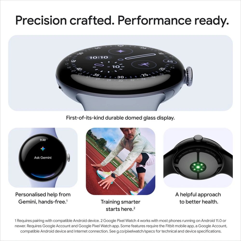 7 Google Pixel Watch 4 45mm WiFi Silver/Porcelain, 7 of 10