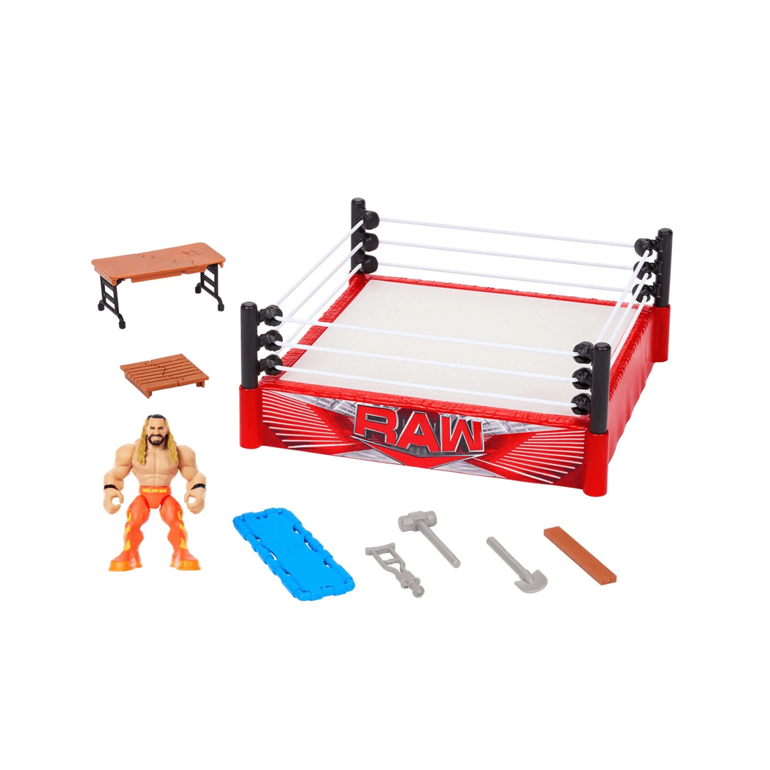 1 WWE Knuckle Crunchers Rebound Ring Playset - Multi, 1 of 4