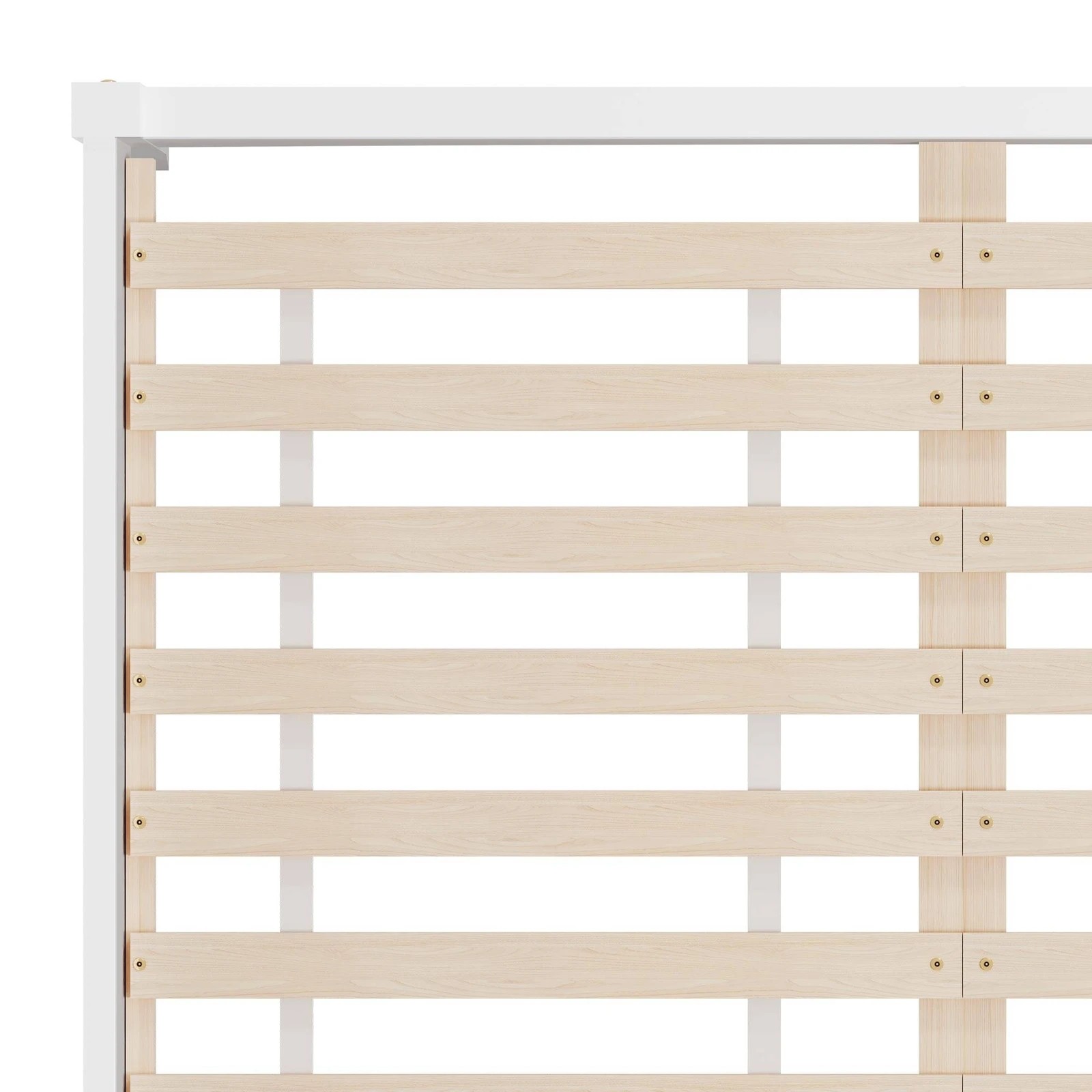 9 Alfordson Bed Frame Wooden Timber King Size Mattress Base Platform Elgin - White, 9 of 10