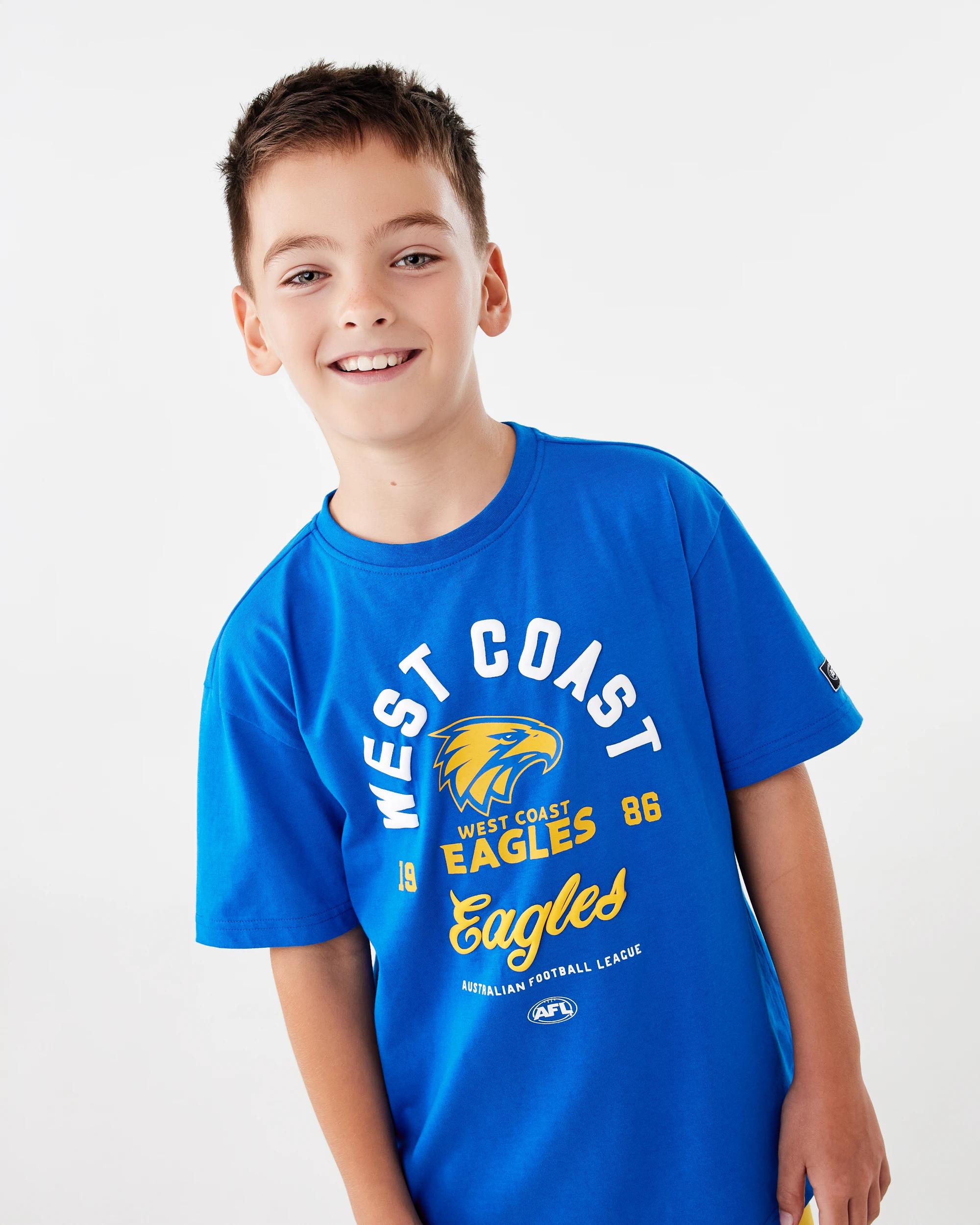 4 Official AFL Kids T-shirt West Coast, 4 of 9