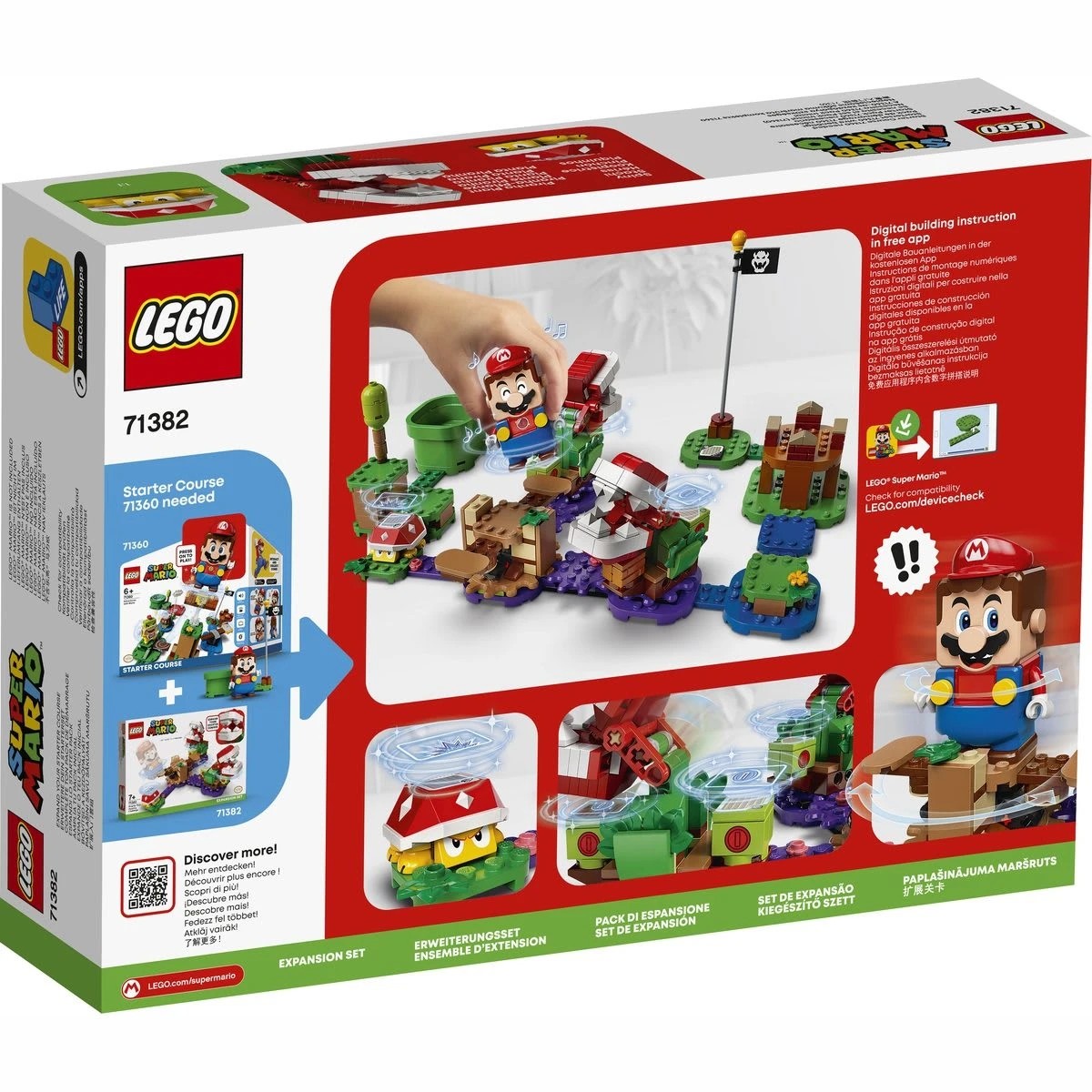 9 LEGO Super Mario Piranha Plant Puzzling Challenge Expansion Set 71382, 9 of 9